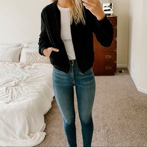 American Apparel Corduroy Bomber Jacket